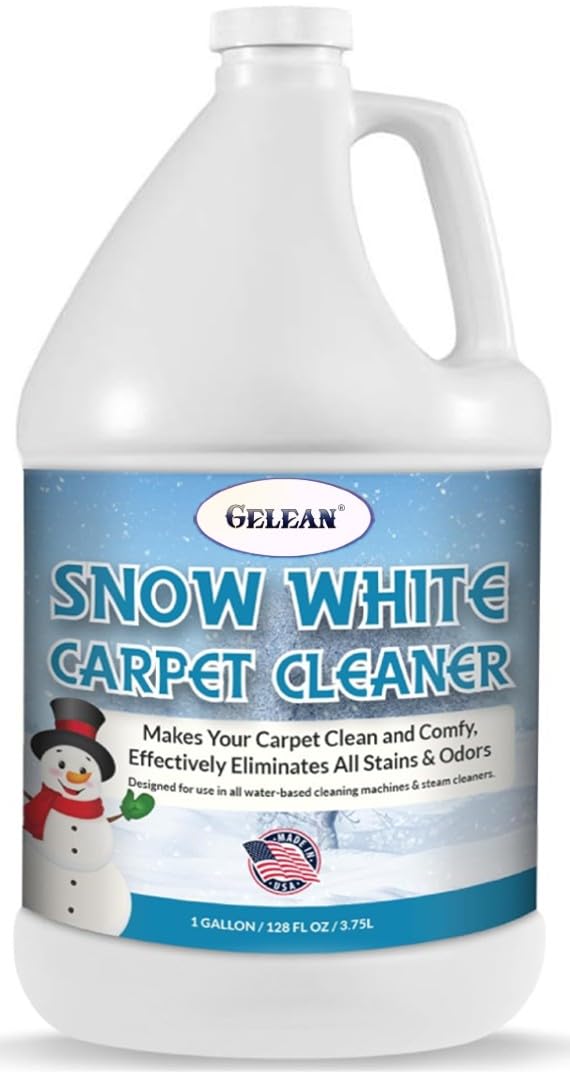 GELEAN Carpet Cleaner Shampoo - MADE IN USA - Concentrate Carpet Cleaner & Deodorizer - Pet Stain And Odor Remover - Rug Extracting Shampoo,
