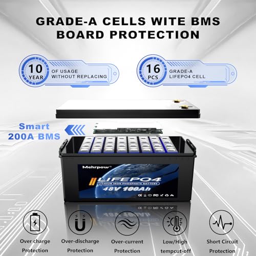 48V 100Ah LiFePO4 Battery Kit