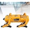 Robot Dog, Scratch Python Programmable Metal Ai Smart Bionic Bionic Robot Kit with Voice App Remote Control, Will Dance and Kungfu, for Open Source Hardware