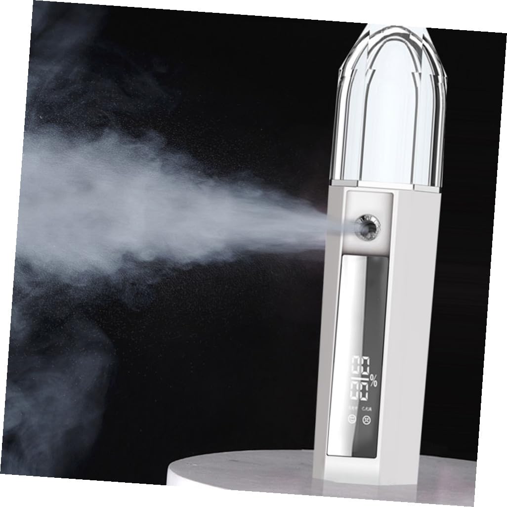 Beaupretty Máquina de Bruma Facial Portátil Recargable de Niebla Fría Abs, Hidratante y Humectante para Cuidado Diario Piel