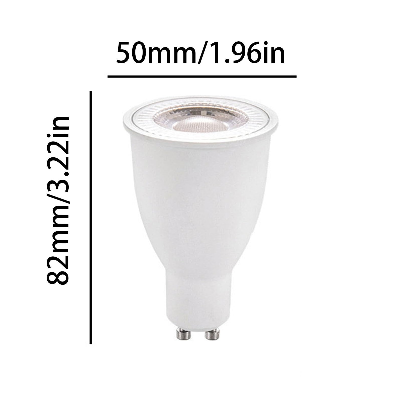 lámparas LED, Bombillas LED GU10 de 15 W, equivalentes a 100, paquete 5, 1500 lúmenes, CA 100-265 V, ángulo haz 38°, no regulables(Natural White)