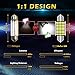 KATUR 36mm 6418 6461 LED Super Brillante 5630 Chipsets CanBus de Aluminio...