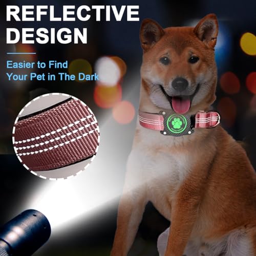 Ytanest Reflective AirTag Dog Collar, Waterproof Air Tag Dog Collar Holder - Image 4