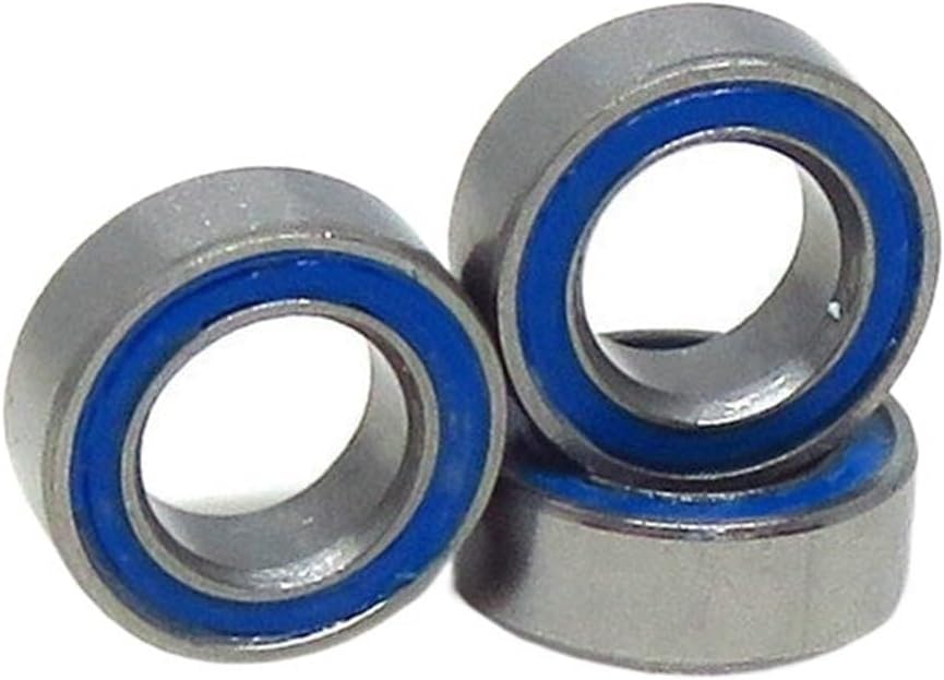 10-pack MR74 2RS 4x7x2.5mm blue rubber sealed ball bearings MR74 RS 4 * 7 * 2.5 rc car truck racing axial hobby miniature bearing