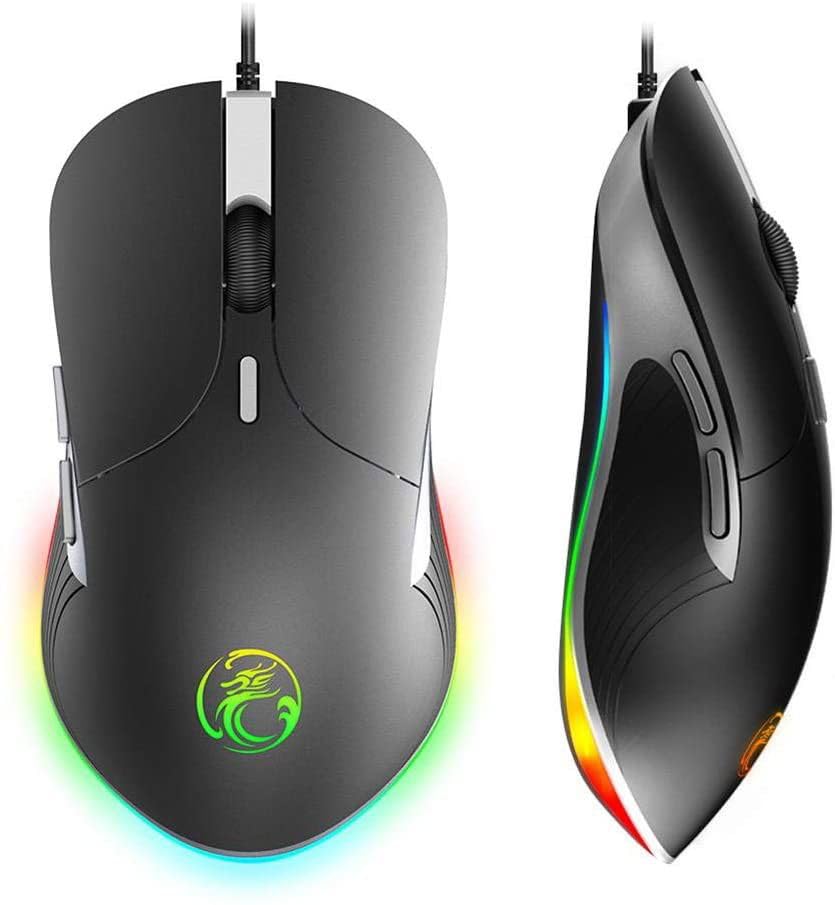 Souris de jeu éclairage RGB Elementkey IMX6 pour personnaliser votre espace de bureau gaming