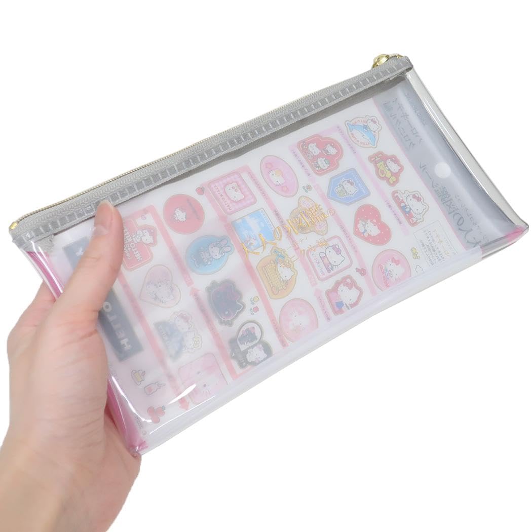 Amazon.co.jp: ハローキティ[ペンポーチ]大人の図鑑クリアペンケース