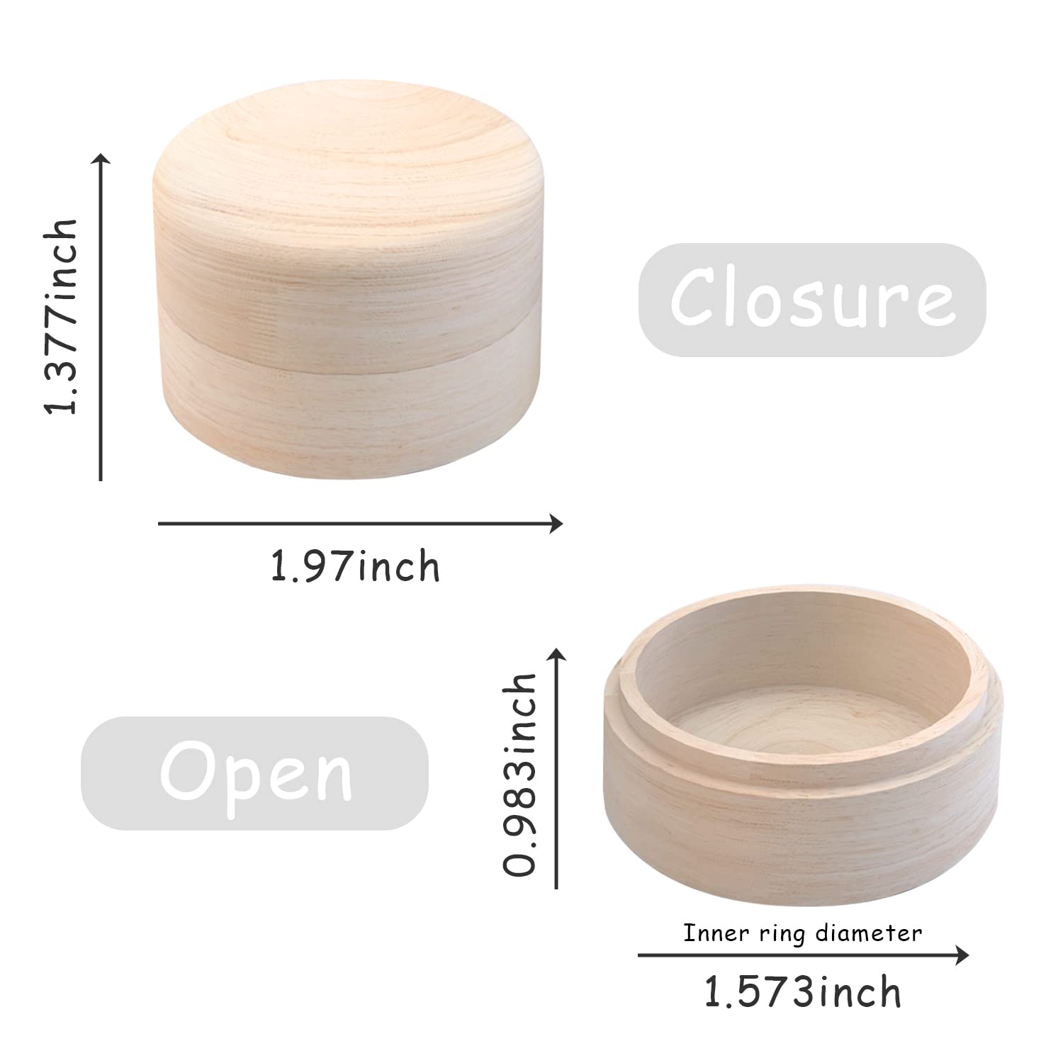 Azbuk Caja de hada de dientes para niños, caja de madera para dientes de sombrero y dientes 3D, almacena los dientes perdidos para niños y niñas, caja de almacenamiento de recuerdos de dientes caídos