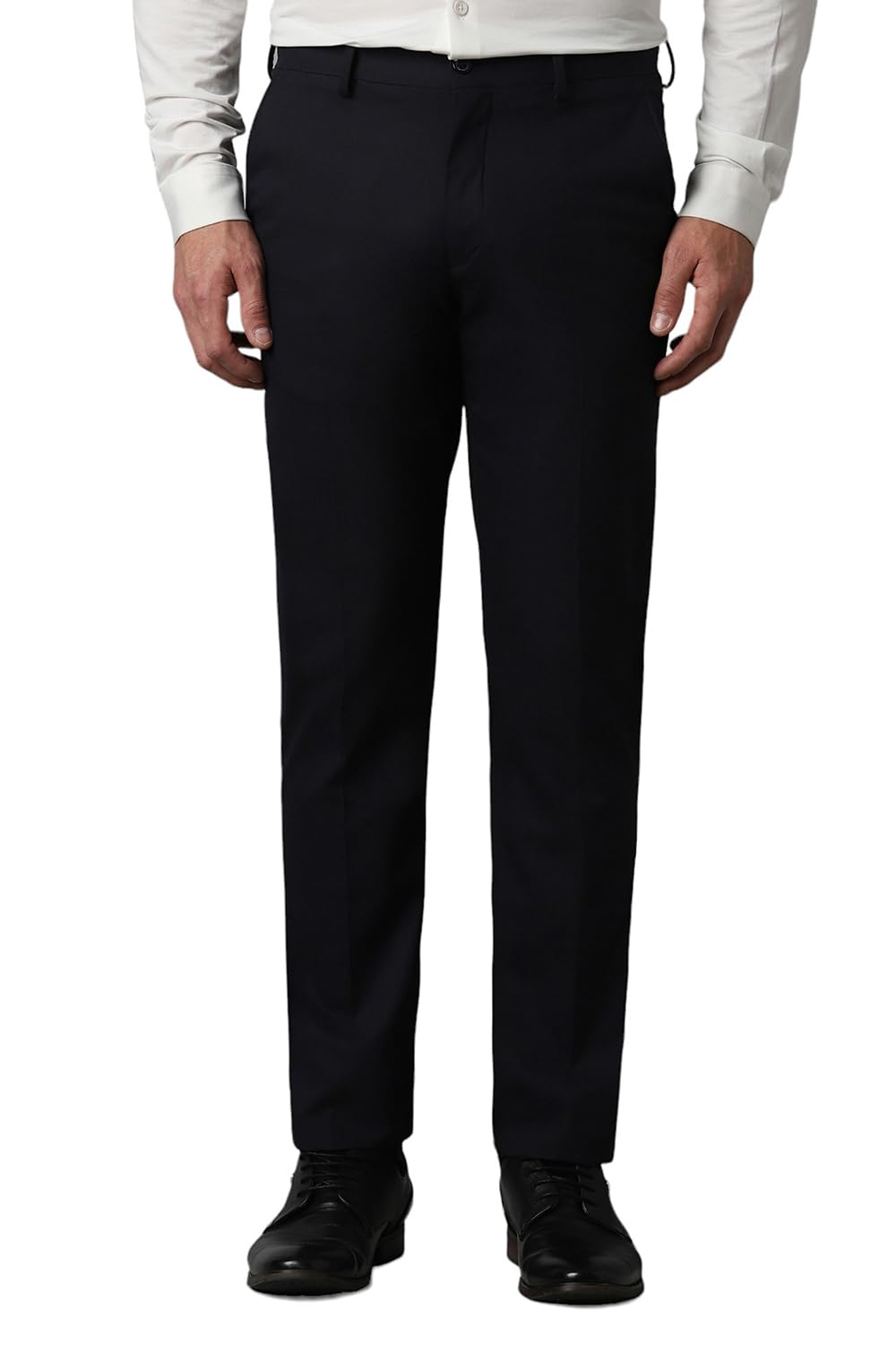 louis philippe Men's Slim Fit Mid Rise Trouser-picture-16