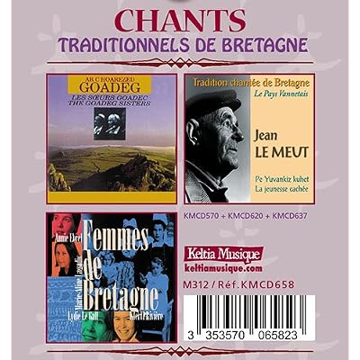 Pack 3 CD-Goadec-Femmes de Bzh-Jean Le Meut