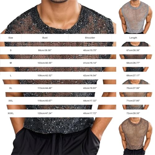 Camiseta sin mangas para hombre con malla transpirable de verano 5