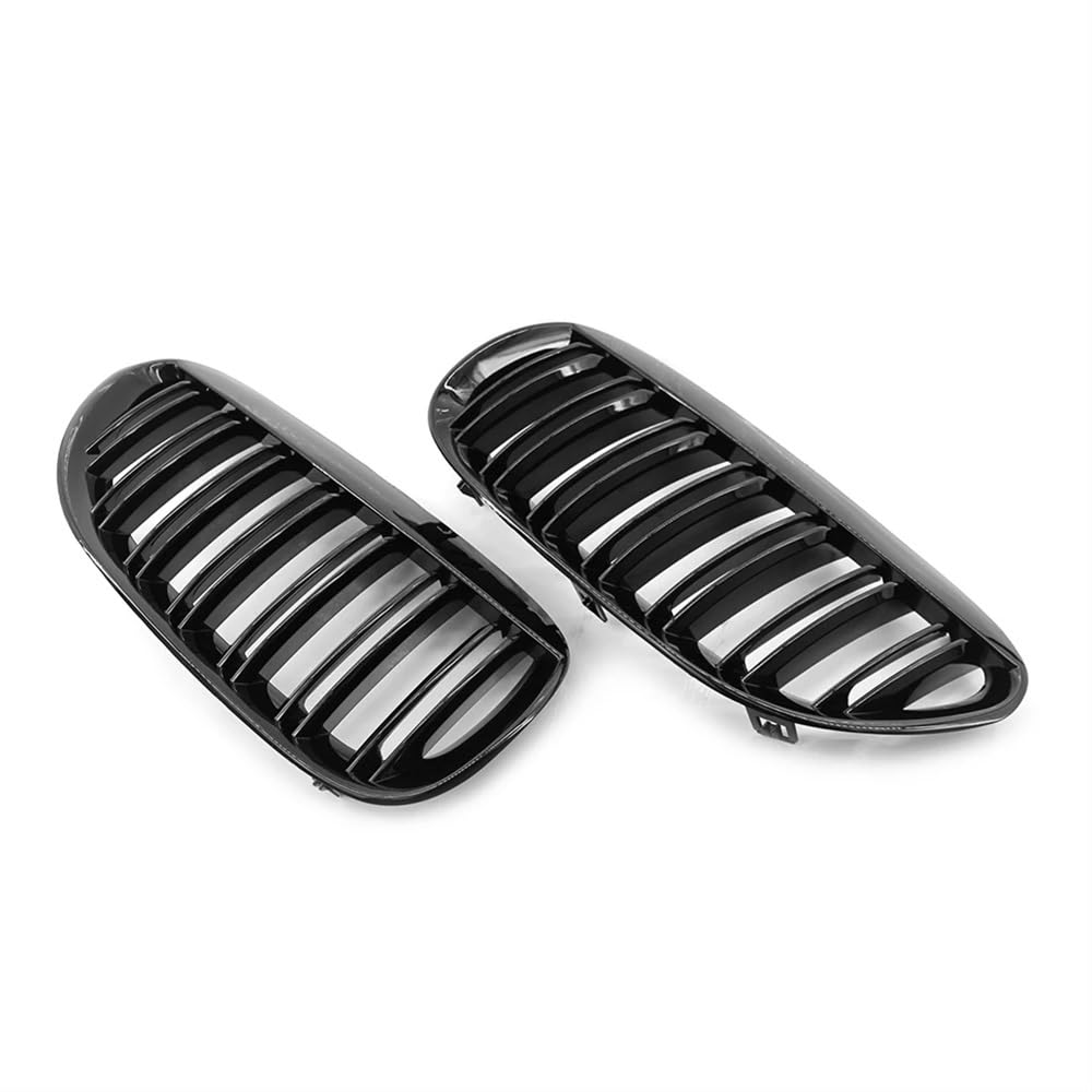 Calandre E63 E64 usée ? Remplacez par ces grilles double ligne noir brillant