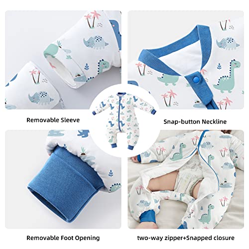 Usbettas Baby Sleep Sack,100% Cotton Smart Thermostatic Wearable Blanket Sleepsuit 2.5Tog #TOP2
