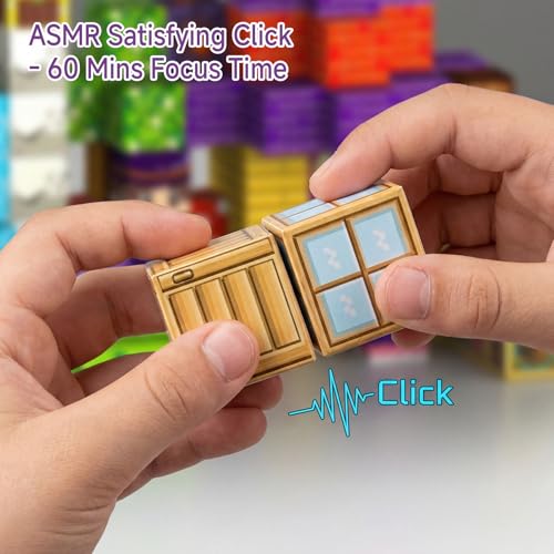 Image of Magnetic Blocks for Kids 3-5: 300 Pcs Magic Forest Building Toys with 48 Patterns - 0.8 inch Pixel Sensory Cubes for Creative Construction - Birthday Gift for Boys Girls Age 3 4 5 6 7 8 Year Old
