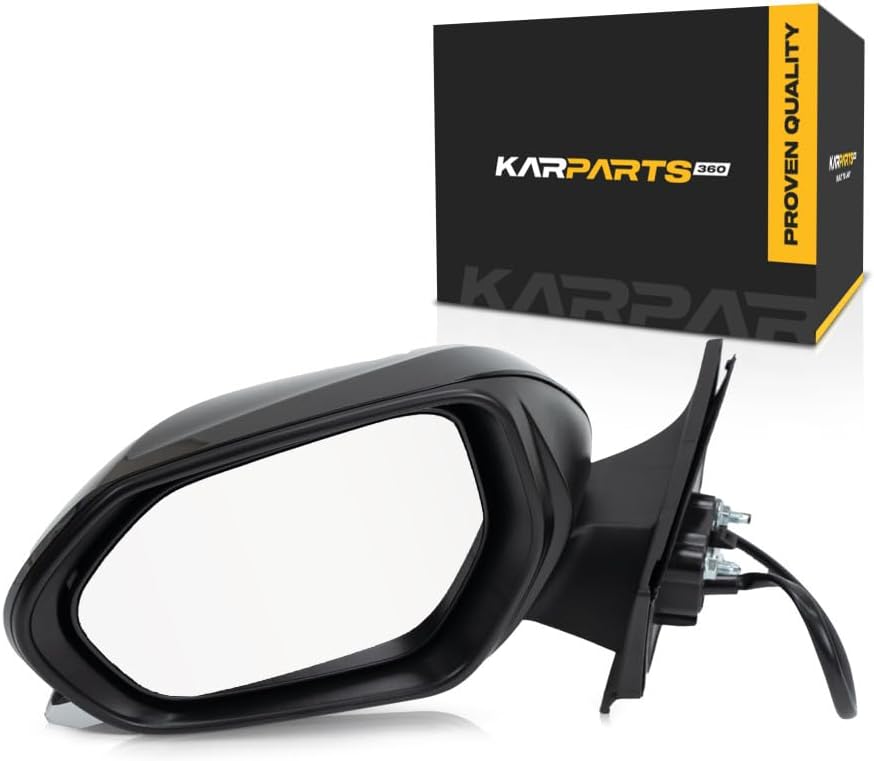 For Toyota Prius Door Mirror 2016-2022 Driver Side | Power | Heated | w/Textured Base | Replacement For TO1320354 | 87945-47060-C0