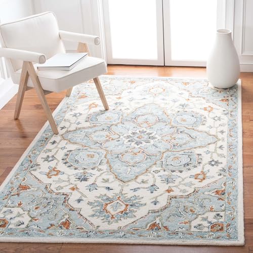 Image of Hand Tufted Premium Rug Premium Wool Carpet for Living Room Bedroom and Hall Size 4x6 Feet Color Multi