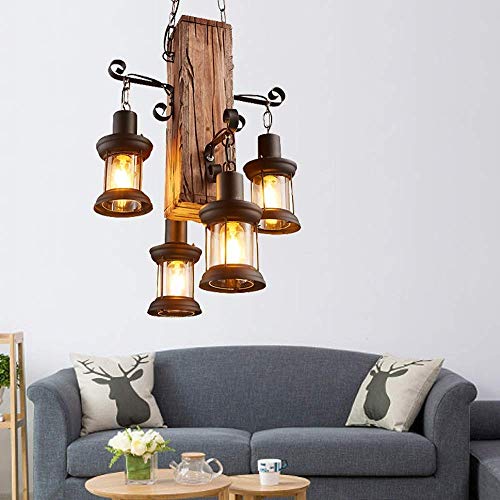 Lustre industriel LED multi-tête éclairage modulable pour grande table - 4