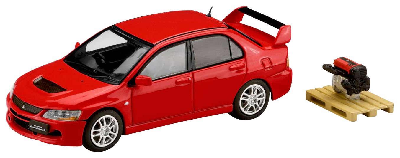 Amazon.com: HJ64 1/64 Mitsubishi Lancer Evolution 9 with GSR