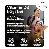 Vitabay Vitamin D3 + K2 Depot – 180 vegane Tabletten – hochdosiert – 20.000 IE Premium Vitamin D3 mit K2-MK7 All-Trans – ohne Zusätze – vegan & laborgeprüft in Deutschland – Vorrat für lange Zeit
