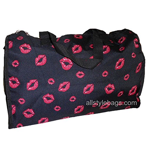 Betty Boop Canvas Black L 19" Sport Travel Overnight Duffle Bag Sport Kick2