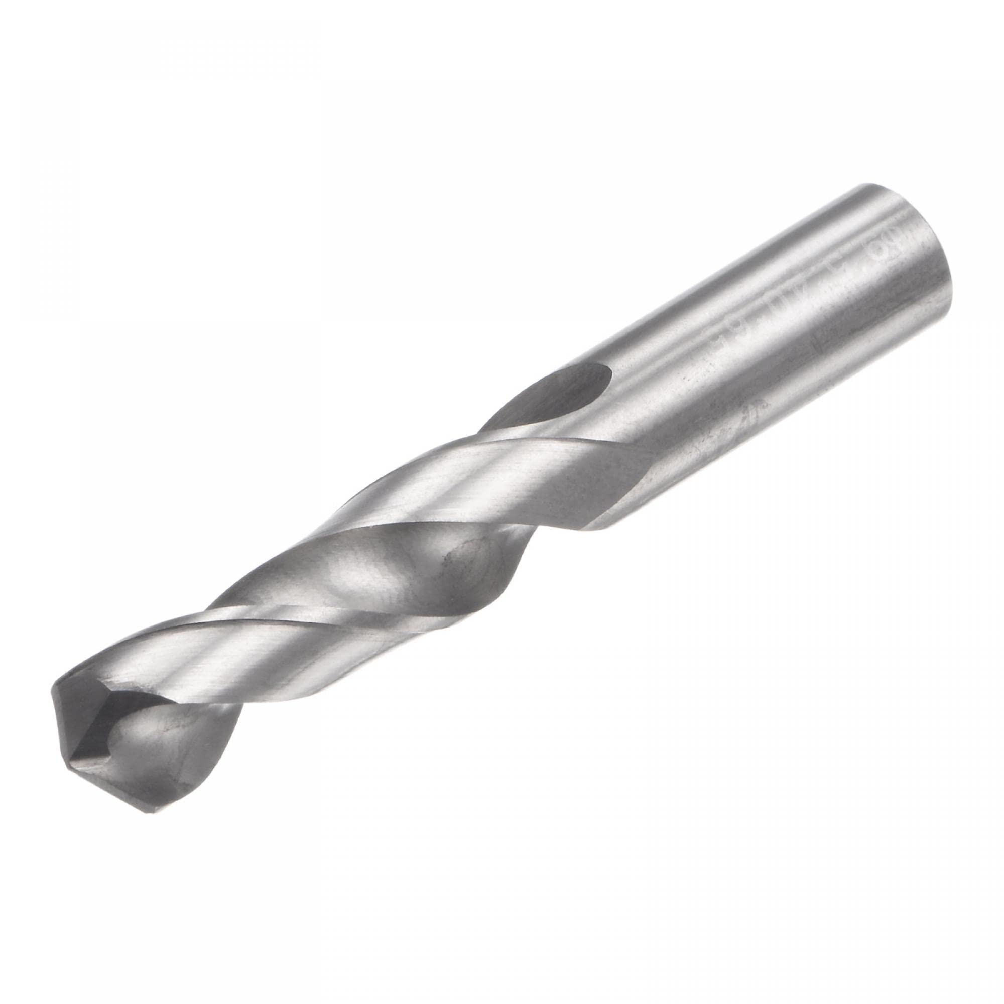 uxcell Solid Carbide Drill Bits, 9.5mm C2/K20 Tungsten Carbide Jobber Drill Bits Straight Shank Drilling Tool for Stainless Steel Aluminum Iron Metal Plastic