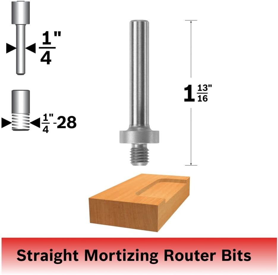 Bosch 82816MC 1/4 In. Mortising Arbor