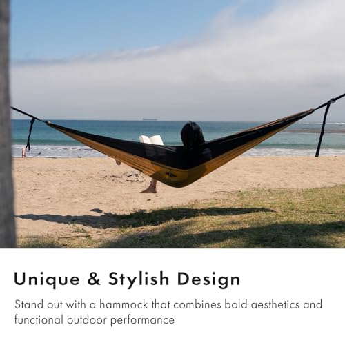 Suparpine I Hammock for Camping with Straps Included (Sand, Single) - Image 3