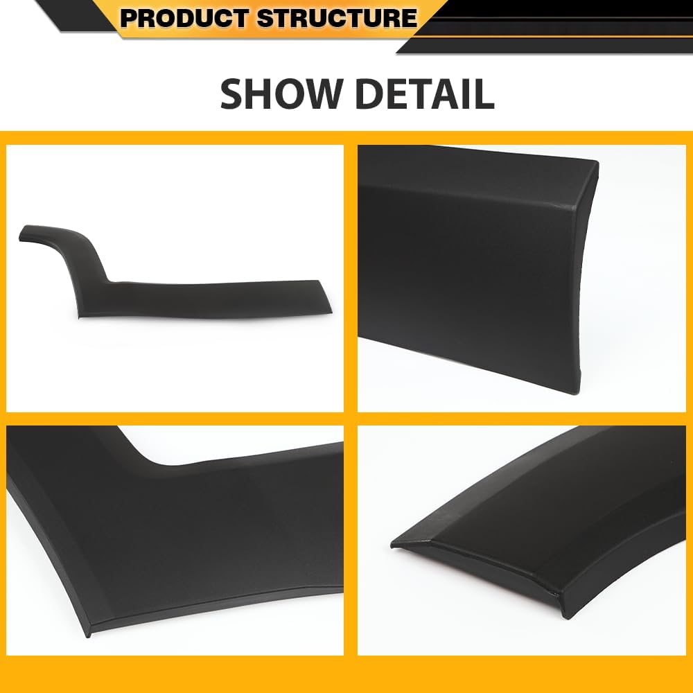 CNNELL Rear Door Lower Molding Trim Panel Compatible with Jeep Renegade 2015-2021 5VX88LXHAA, CH1505109 Right Side