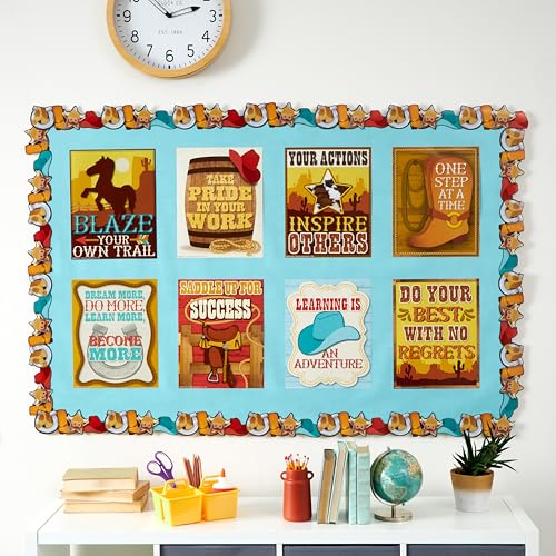Mini affiches pour enseignants Eureka 838009 Wild West 28x35 cm