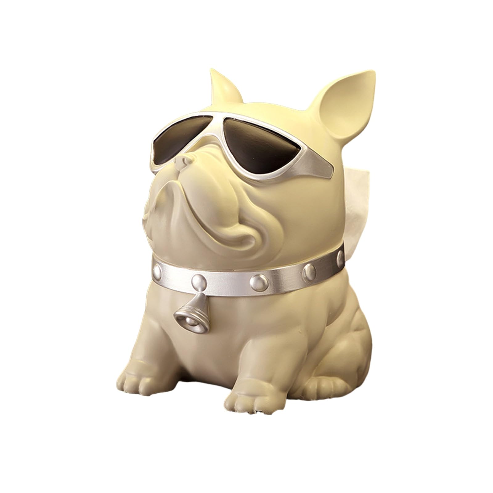 Xinsheinelry Terrier Tissue Box Versatile Paper Holder Portable Dog Tissue Dispenser Desktop Tissues Napkin Desk Essential