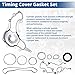 A ABSOPRO Timing Cover Gasket for Dodge Grand Caravan 2011-2018 for Jeep Grand Cherokee 2011-2015 3.2L 3.6L V6 Engine Timing Cover Gasket Set Replace No.TC1169/6807860AA