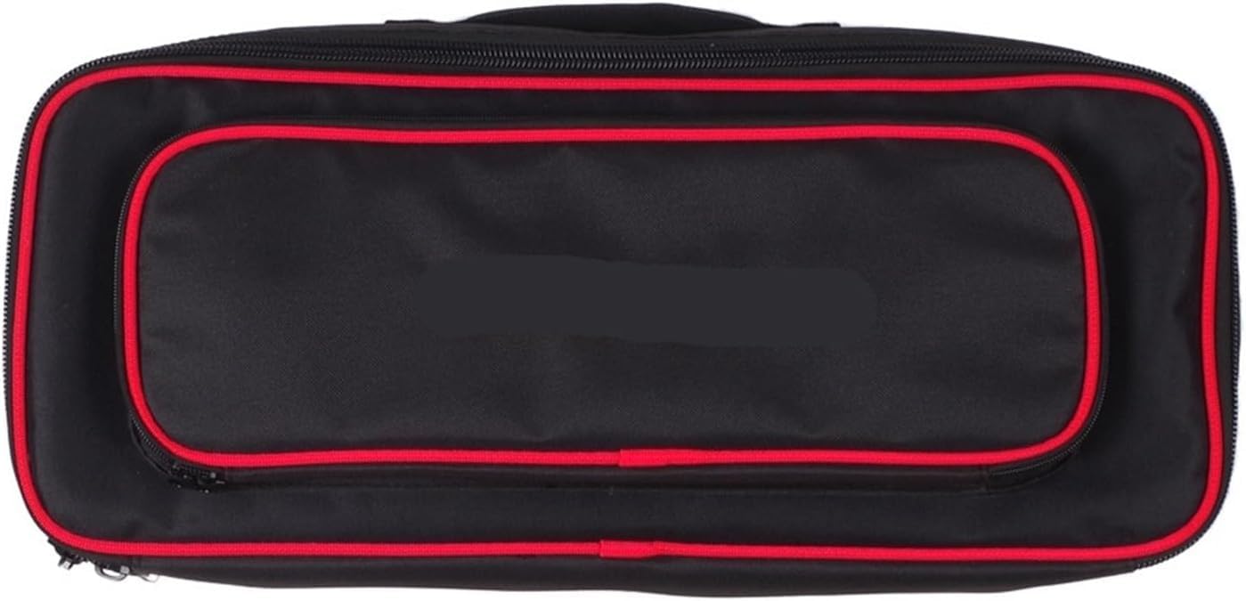 Gitarrenpedalbeutel E-Gitarren-Effekte Pedal Board Aufbewahrungstasche Carry Case Effekt Pedalboard Reißverschluss Beutel für Gitarrenpedale (x-Large), schwarz, s