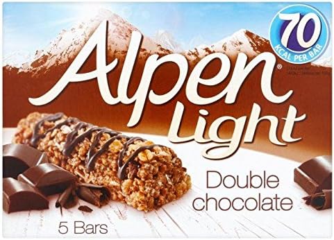Alpen Light Bars Double Chocolate - 5 x 19g