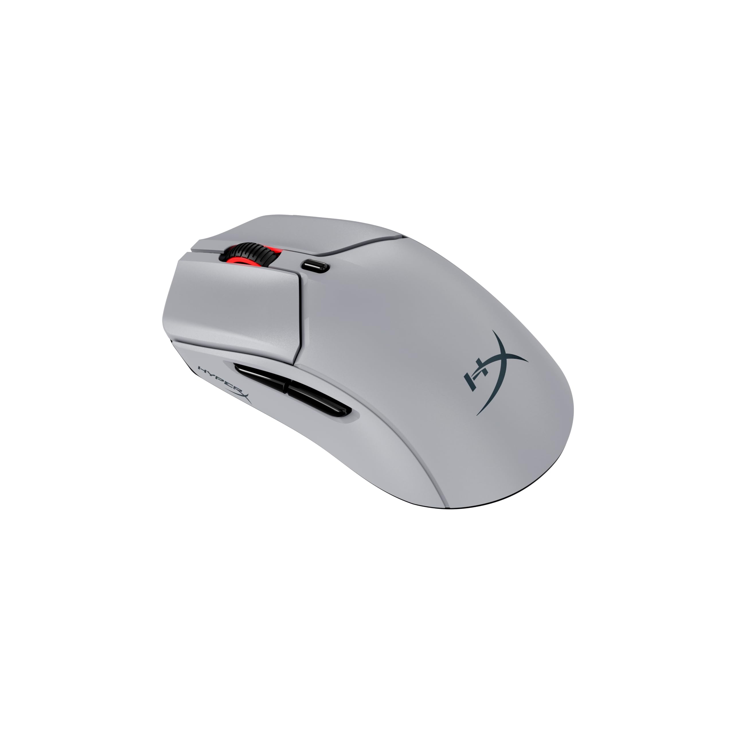 HyperX Pulsefire Haste 2 Pro Wireless, Souris Gaming sans Fil Ultra Légère 61 g, Capteur HyperX 26K Jusqu’à 26 000 DPI, Polling Rate 4 000 Hz, Double Connexion sans Fil 2.4 GHz et Bluetooth, Gris
