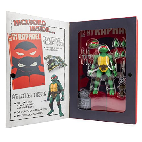The Loyal Subjects Teenage Mutant Ninja Turtles Best Of Raphael 100-Page Comic Book & Raphael Bst Axn 5-Inch Action Figure Set #TOP4