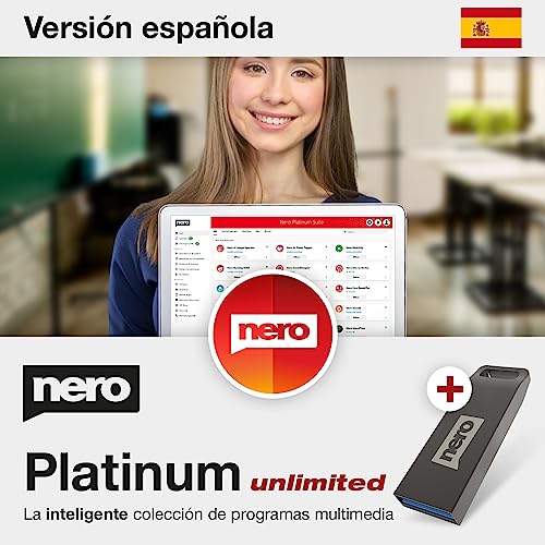 Hogar y aficiones | El Paquete De Software: Nero Platinum Unlimited En Usb Edición De Vídeo Copia De Seguridad Gestión Y Reproducción De Medios 8k Fotos Música Ajuste Del Pc Windows 11 10 8 7