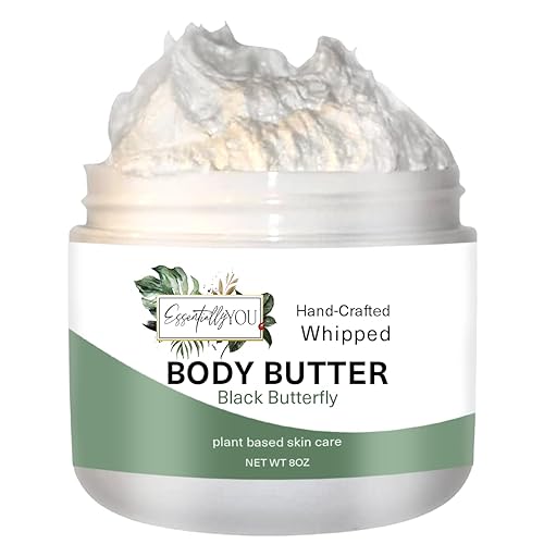 Miniatura 2 de Black Butterfly Strawberry,Green Apple, Apricot, Jasmine,Vanilla, Whipped Body Butter Nourishing Mango Butter, Grapeseed Oil, Rosehip Oil, Vitamin E