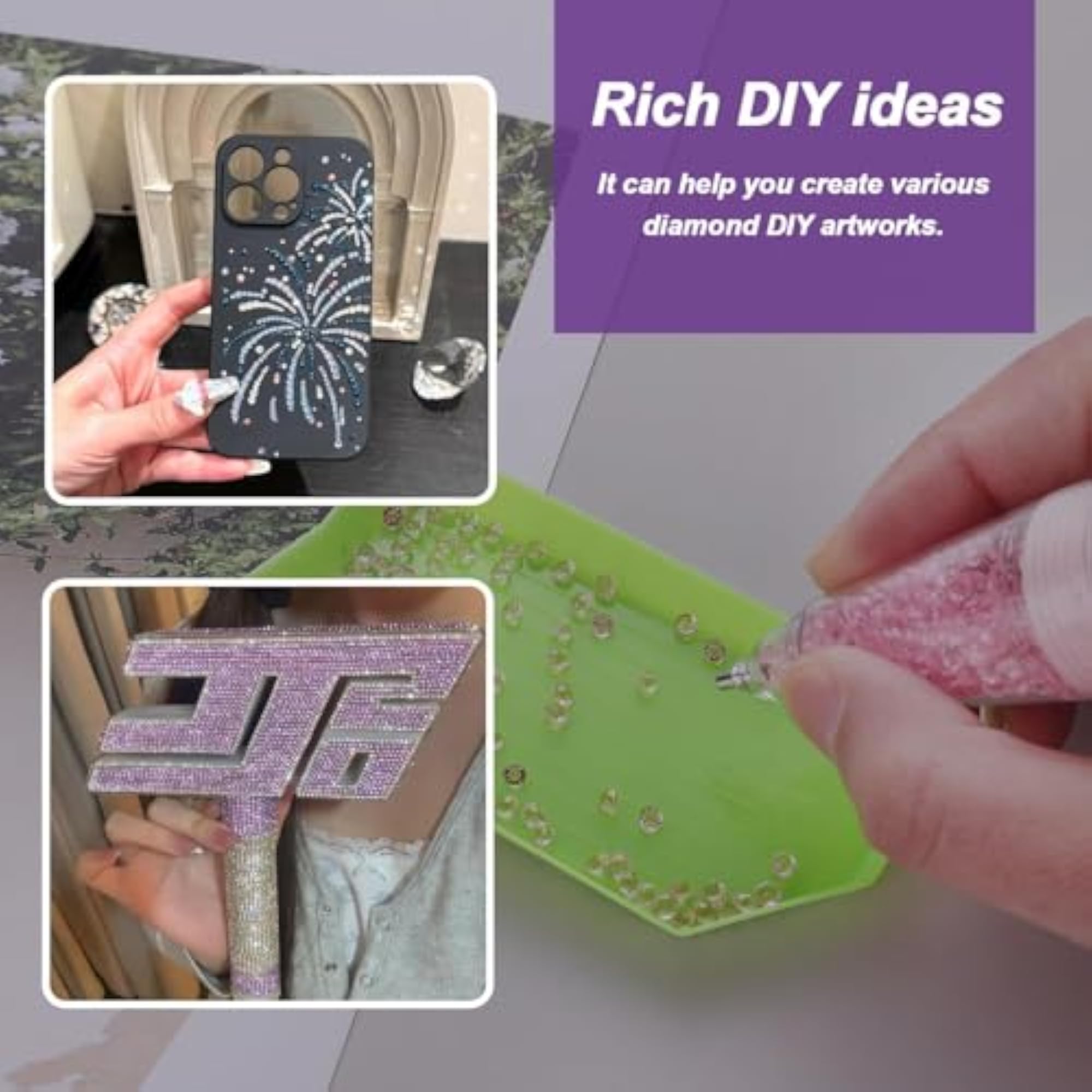 3 PCS Diamond Art Pens and Accessories