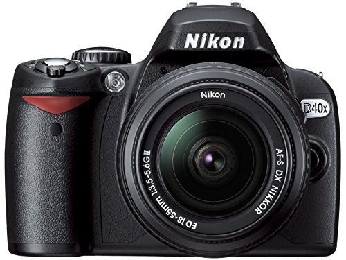 Nikon D40x 10.2MP Digital SLR Camera with 18-55mm f/3.5-5.6G ED II AF-S DX Zoom-Nikkor Lens (OLD MODEL) (Renewed)