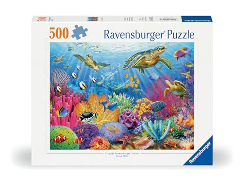 Ravensburger Tropical Waters 500 Piece Jigsaw Puzzle for Adults - 12000197 - Handcrafted Tooling, Made in Germany, Every Piece Fits Together Perfectly - Image 3