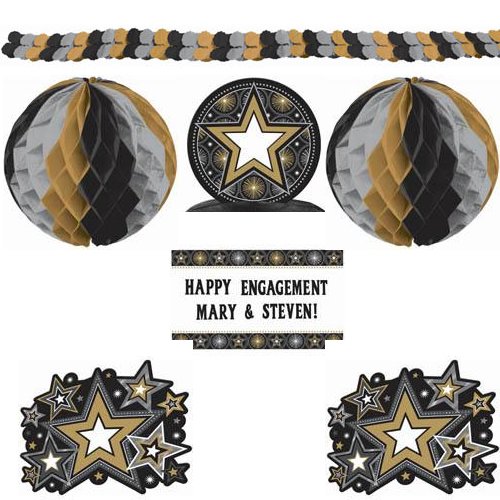 Kit créatif Hollywood Glitter Starz 8 pièces pour offrir une ambiance de fête