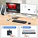 Displayport KVM Switch 2 Monitors 2 Computers 4K@60Hz, HDMI+Displayport Dual Monitor 4 USB3.0 KVM Switcher 2DP in HD+DP Out for 2 PC Sharing Keyboard Mouse Printer (Can Save 3 HDMI/DP Cable)
