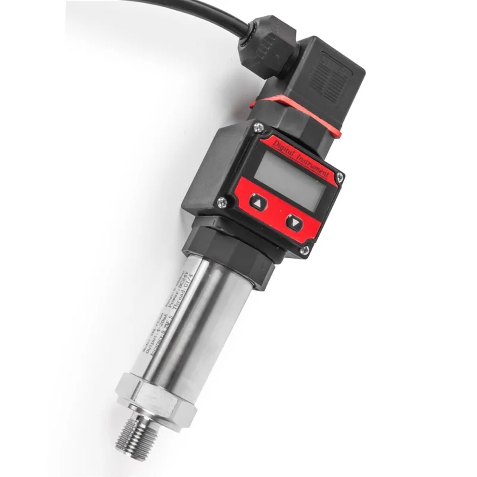 Trasmettitore digitale di pressione idraulica 0-0.16Mpa 0-0.25Mpa 0-1.5Mpa 4-20mA 0-10V 0-5V RS485 M20*1.5 Trasduttore sensore di pressione(LCD 0-10V,0-1.6Mpa)