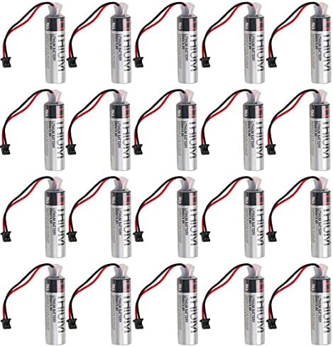 SHENYANG (20 Pack) ER6V/3.6V 2400mAh Battery for ER6VC119A ER6VC119B PLC Battery M64 System