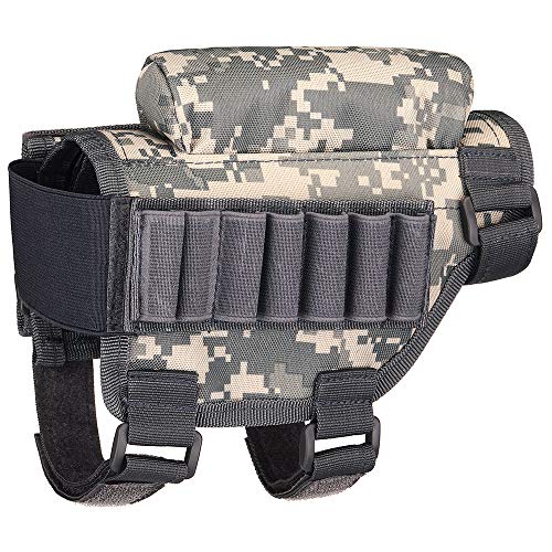 FARMSOLDIER The Rifle Stock PackΓ―ΒΌΕButt Stock Ammo Holder with Padded Cheek Rest,Tactical Shell Holder for Shotgun Rifle Cheek Rest Pouch FARMSOLDIER The Rifle Stock PackΓ―ΒΌΕButt Stock Ammo Holder with Padded Cheek Rest,Tactical Shell Holder for Shotgun Rifle Cheek Rest Pouch