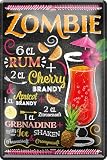 schilderkreis24 - Blechschilder Cocktail Rezept 