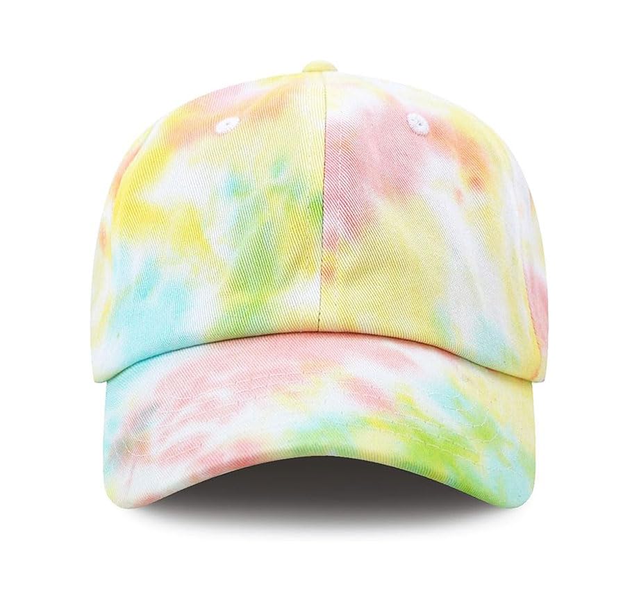Image of Cotton Baseball Cap Dad Hat - Washed Low Profile Adjustable Hat for Men Women Casual Outdoor Running Golf