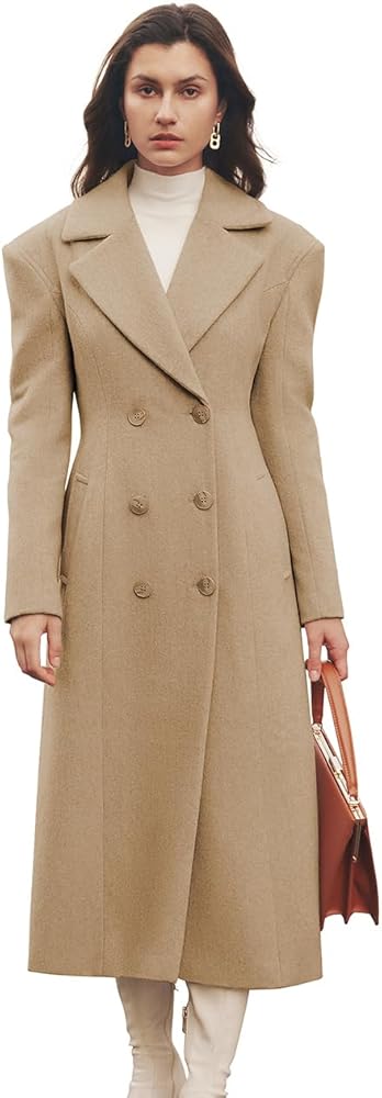 美品】UN3D. TUCK SHOULDER MIDDLE COAT 36