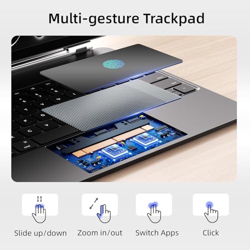 Image of CSZZACME for iPad Pro 13 inch M5 2025 & M4 2024 case with Keyboard M4,Magnetic Attach,Multi-Gesture Trackpad,7-Color Backlit,Shortcut Keys,Auto Sleep /Awake,Magic Keyboard for iPad Pro 13-inch, Black