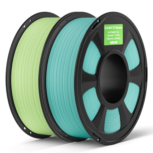 DEEPLEE Matte PLA Filament 1.75mm Mint Green/Teal Green 2kg