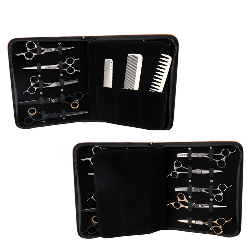 Hair Scissor Bag Clips Comb Case Hairdressing Barber Bags Holder PU Bag